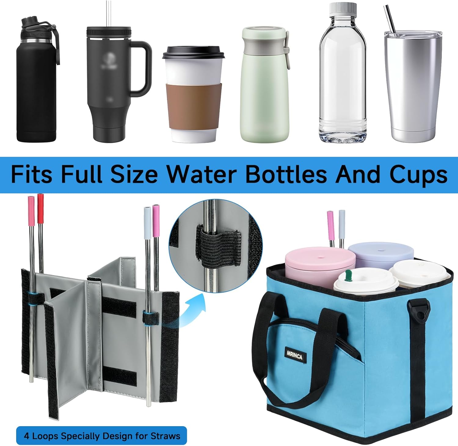 Best Insulated Reusable Drink Carrier for Travel, Delivery & Coffee Runs
